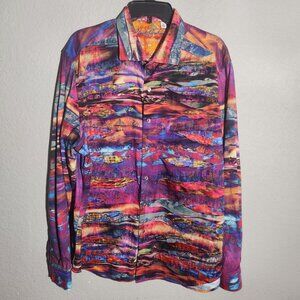 Robert Graham Limited Edition Captains Desert Button-Up Shirt 2XL 342 of 1025 Vi